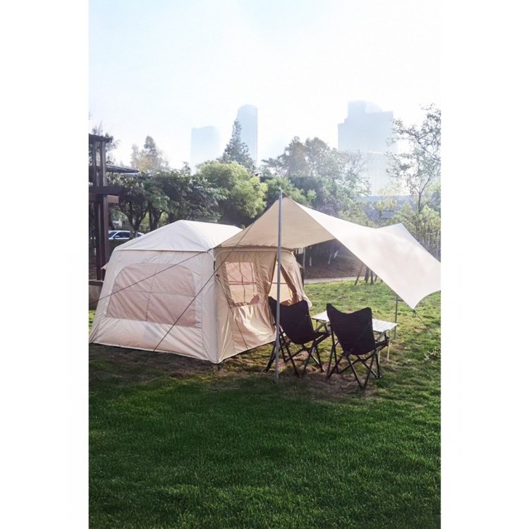 6 Kişilik Şişme Tenteli Yağmura Dayanıklı Kamp Çadırı 250X200X180