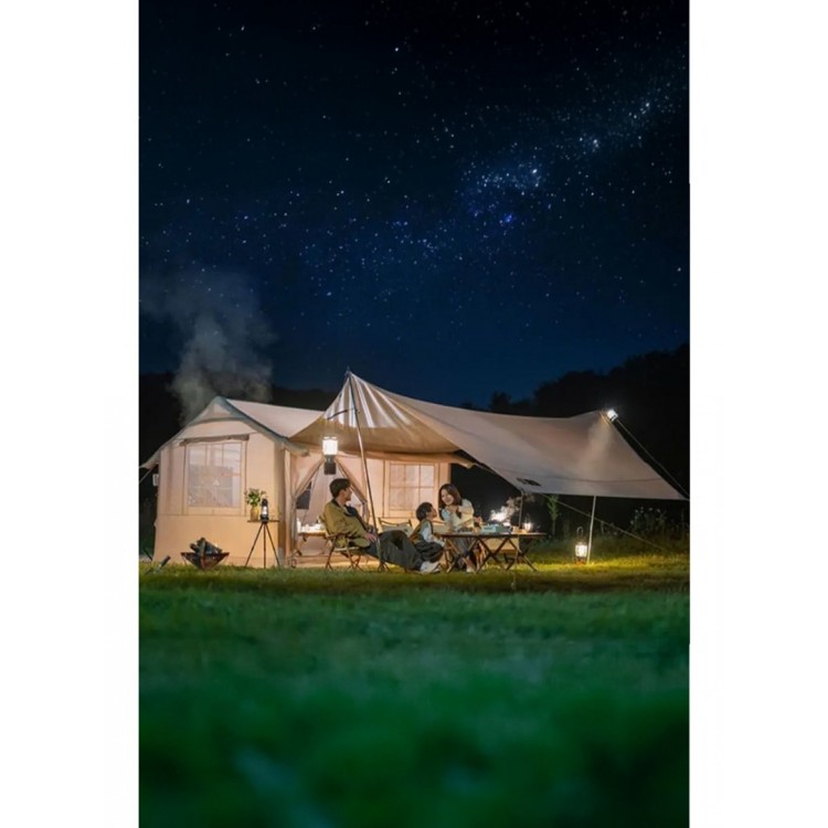 6 Kişilik Şişme Tenteli Yağmura Dayanıklı Kamp Çadırı 250X200X180