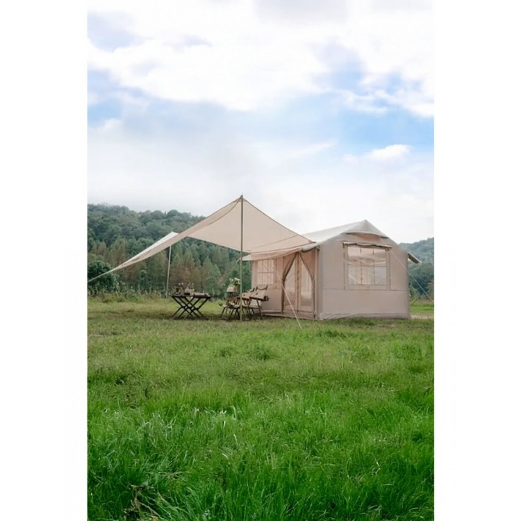 6 Kişilik Şişme Tenteli Yağmura Dayanıklı Kamp Çadırı 250X200X180