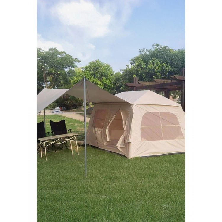 6 Kişilik Şişme Tenteli Yağmura Dayanıklı Kamp Çadırı 250X200X180