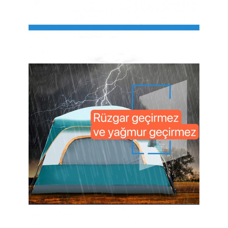 Aile Boyu Büyük Kamp Çadırı 2 Oda 1 Salon 420*305*200 cm