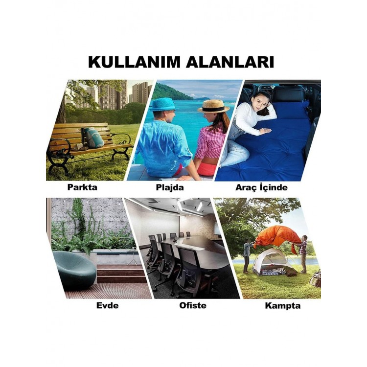 Araç Içi Şişme Yatak Araba + Pompa
