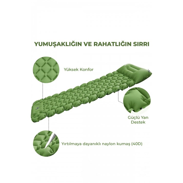 Ultra Hafif Şişme Mat / Yatak