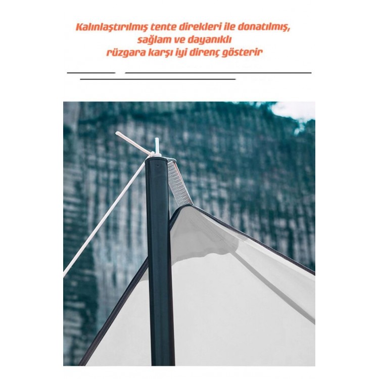 Glamping 500*300CM  Tarp Güneş ve Rüzgar Koruma Tentesi