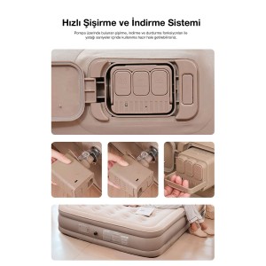 Çift Kişilik Ortopedik Şişme Yatak