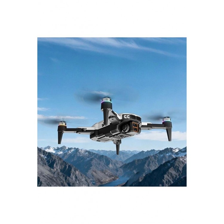 T18 3 Kameralı 4K HD Drone, Engel Sensörlü Katlanabilir Akıllı Drone, Optical Flow